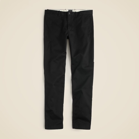 Men’s J. CREW 484 Slim Fit Stretch Chino Pants Solid Black Pockets 31 x 30 31x30 - Picture 12 of 15